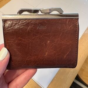 Vintage Abas brown Leather Coin Purse